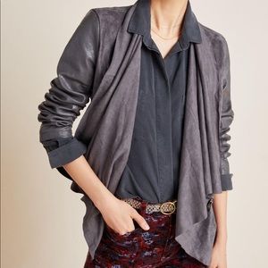 Anthro Tiana Draped Jacket